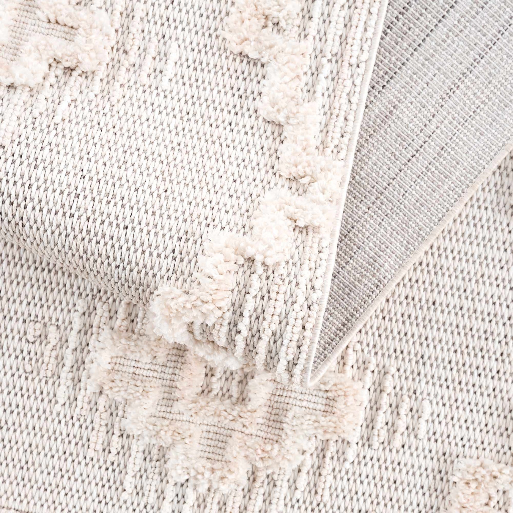 Rosales Cream High&Low Area Rug - Ornate Home