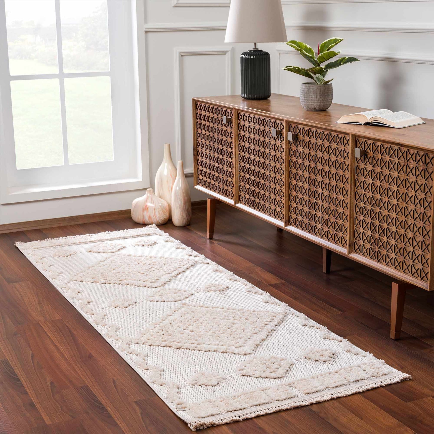 Rosales High-Low Rustic Rug - Ornate Home