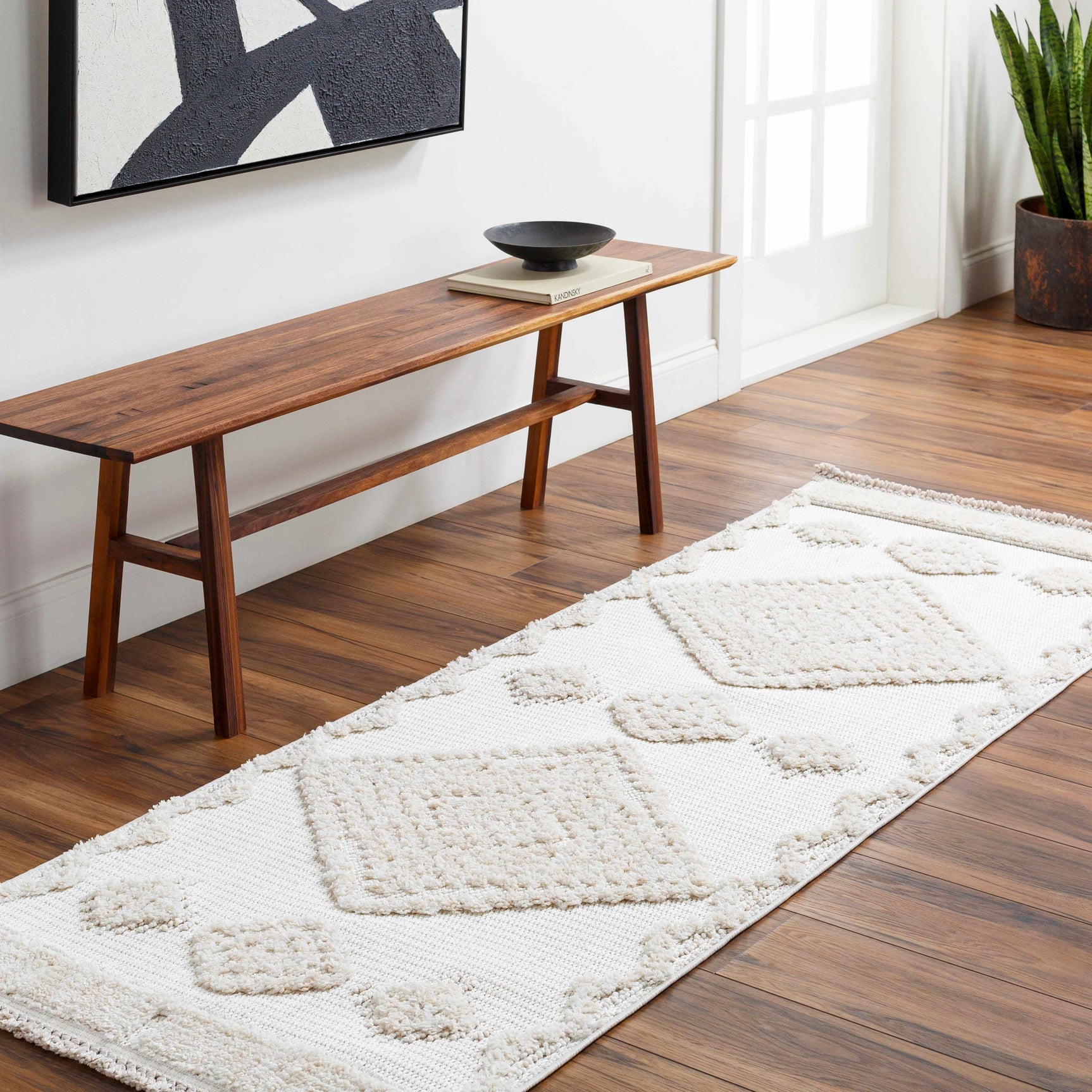 Rosales High-Low Rustic Rug - Ornate Home