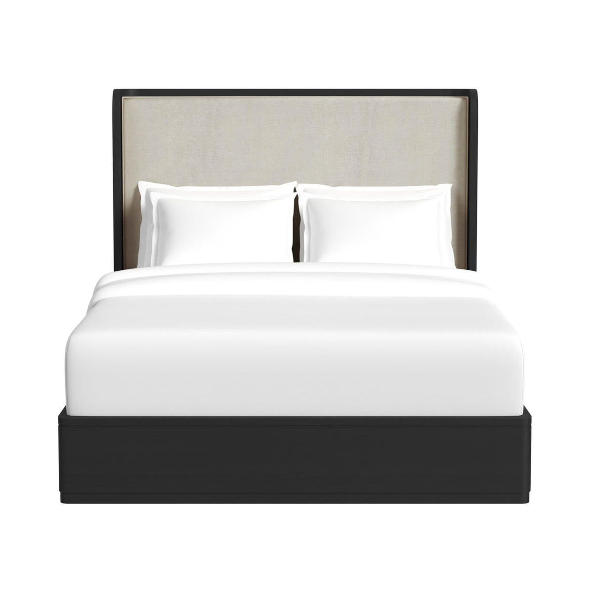 Rosalie Black Queen UPH Bed - Ornate Home