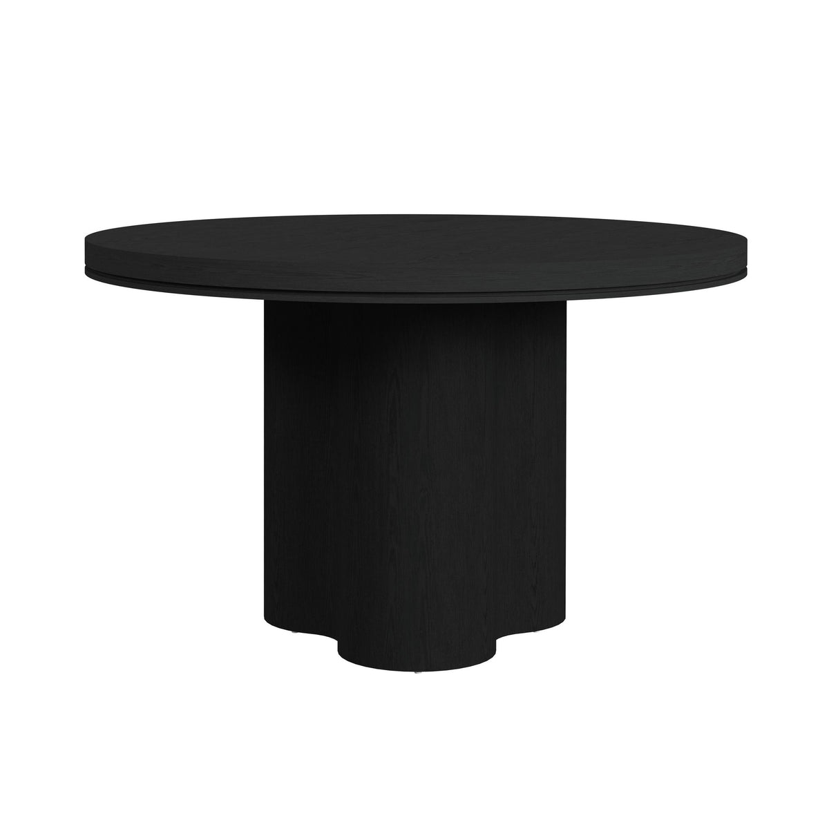 Rosalie Black Round Dining Table - Ornate Home