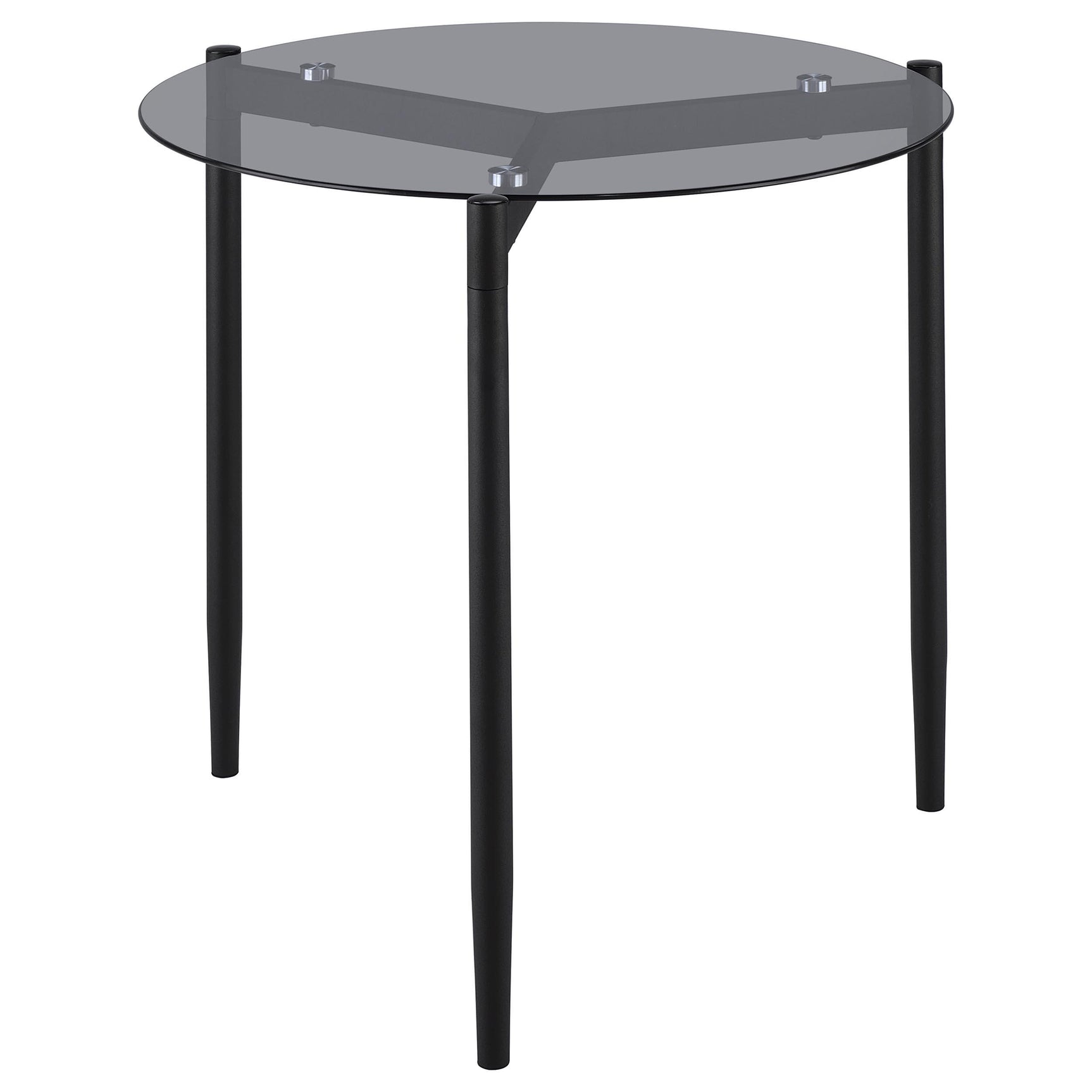 Rosalie Grey 3-piece Round Coffee and End Table Set - Ornate Home