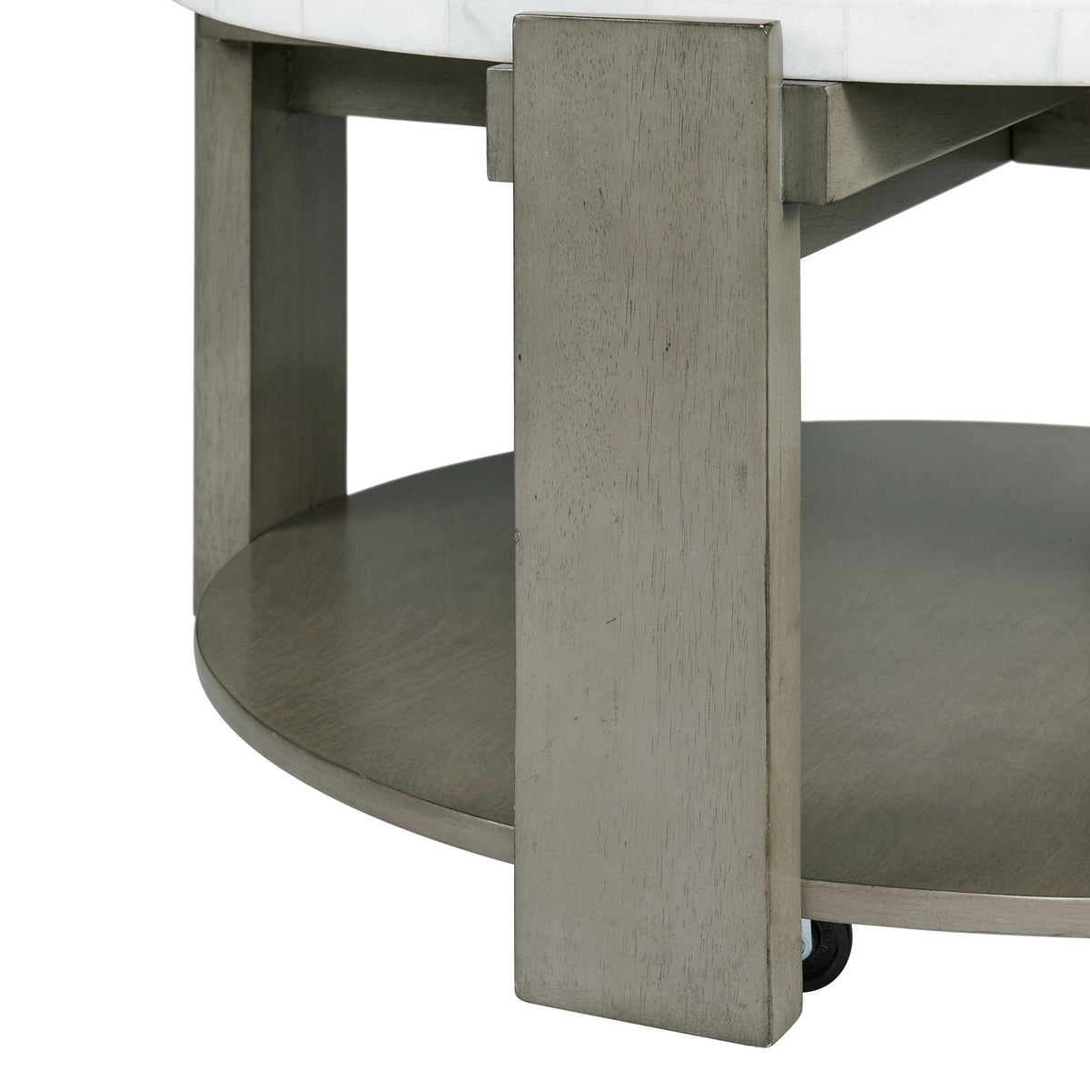 Rosamel Ash Brown/White/Grey 2-Piece Occasional Table Set - Ornate Home
