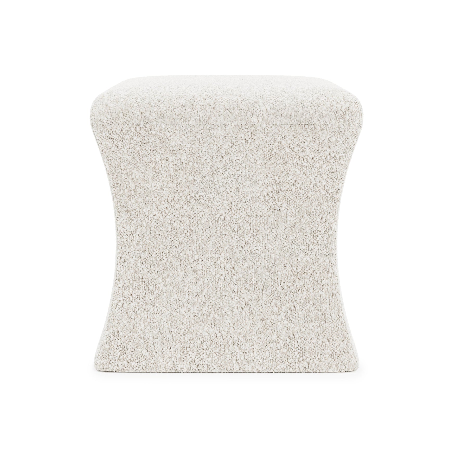 Roscoe Ivory Ottoman Without Nails - Ornate Home