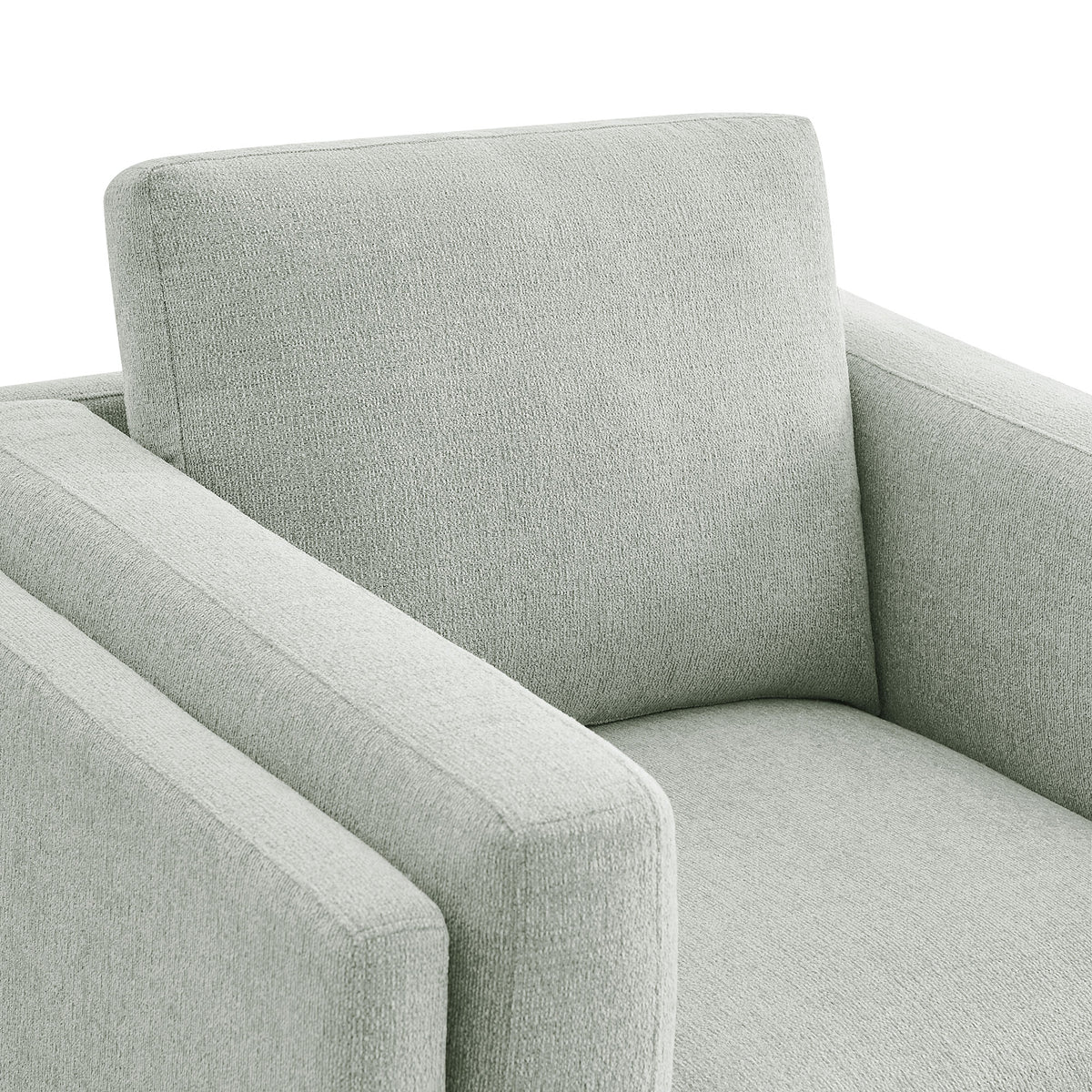 Roscoe Mist Fabric Armchair - Ornate Home