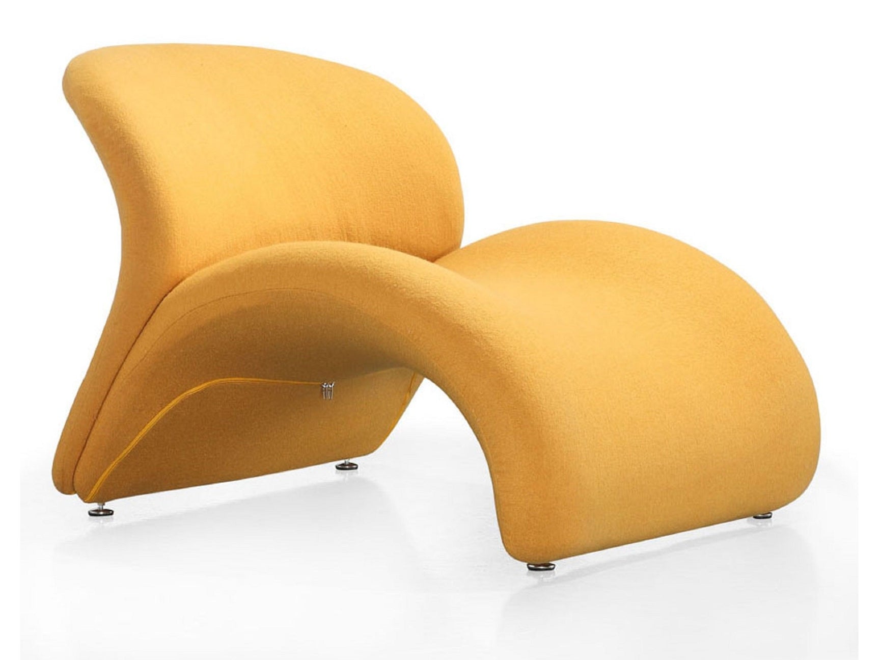 Rosebud Accent Chair in Yellow - Ornate Home