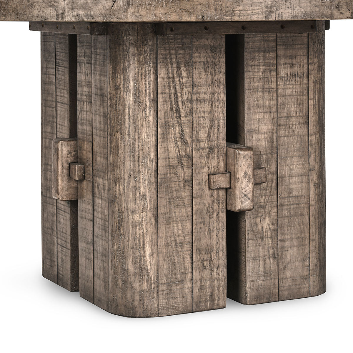 Rosemount Aged Brown Round Dining Table - Ornate Home