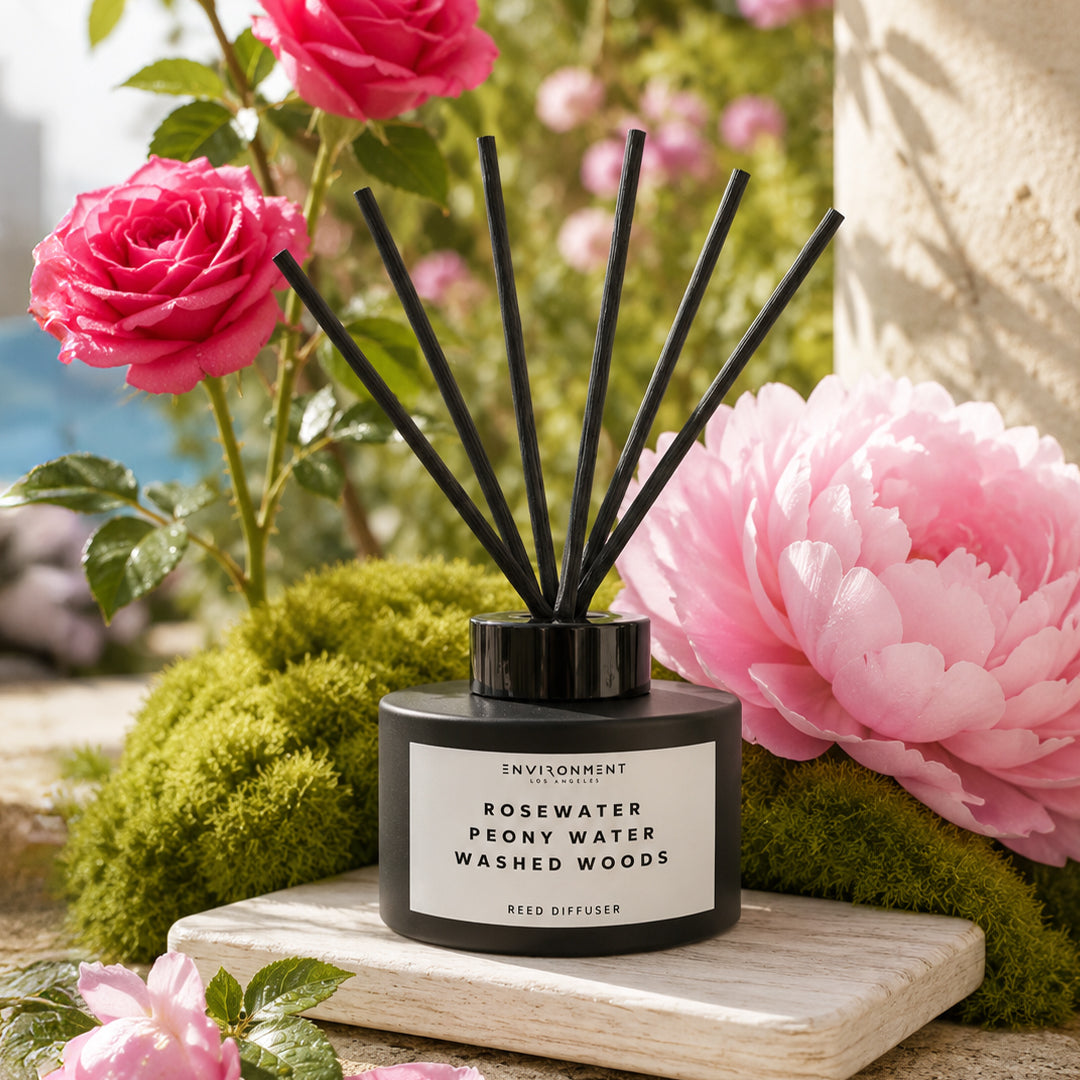 Rosewater | Peony Water | Washed Woods Diffuser (Inspired by Issey Miyake L'Eau d'Issey®) - Ornate Home