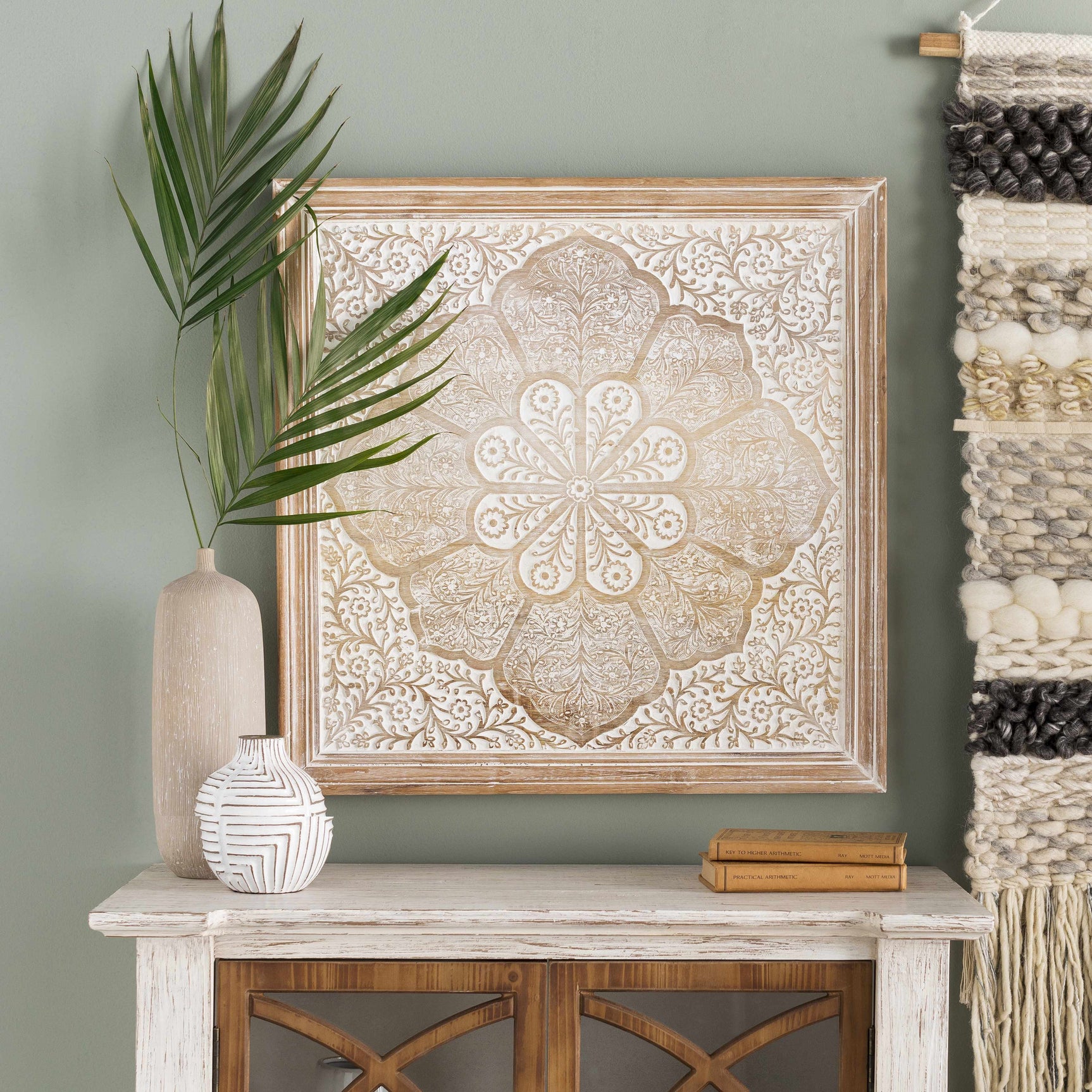 Roslindale Wood-Frame Wall Art Piece - Clearance - Ornate Home