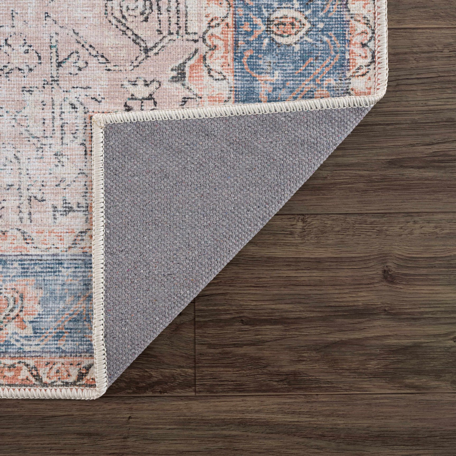 Rosman Distressed Washable Area Rug - Ornate Home