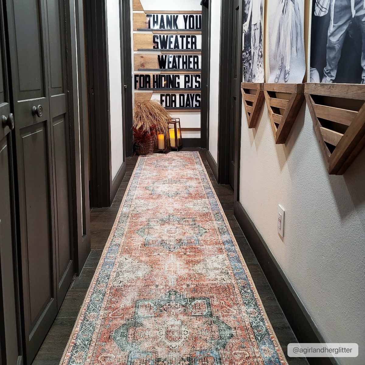 Rosman Distressed Washable Area Rug - Ornate Home