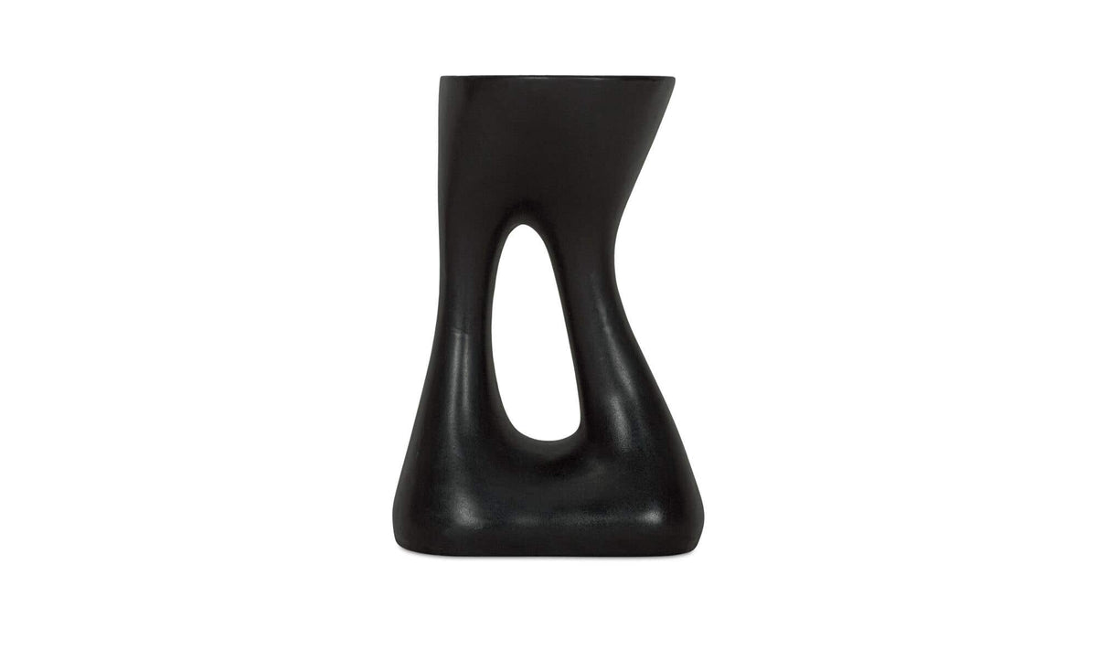 Rothko Black Tall Outdoor Side Table - Ornate Home