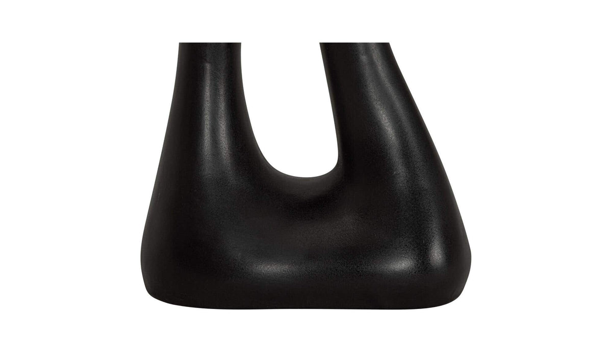 Rothko Black Tall Outdoor Side Table - Ornate Home