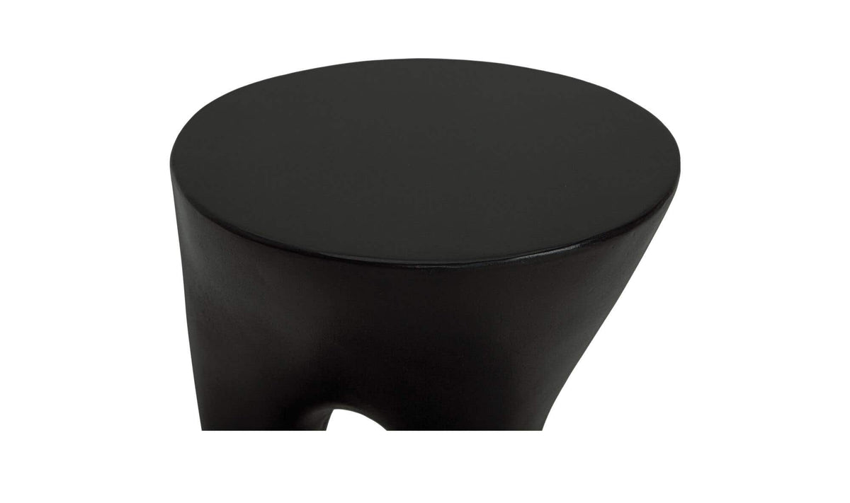 Rothko Black Tall Outdoor Side Table - Ornate Home
