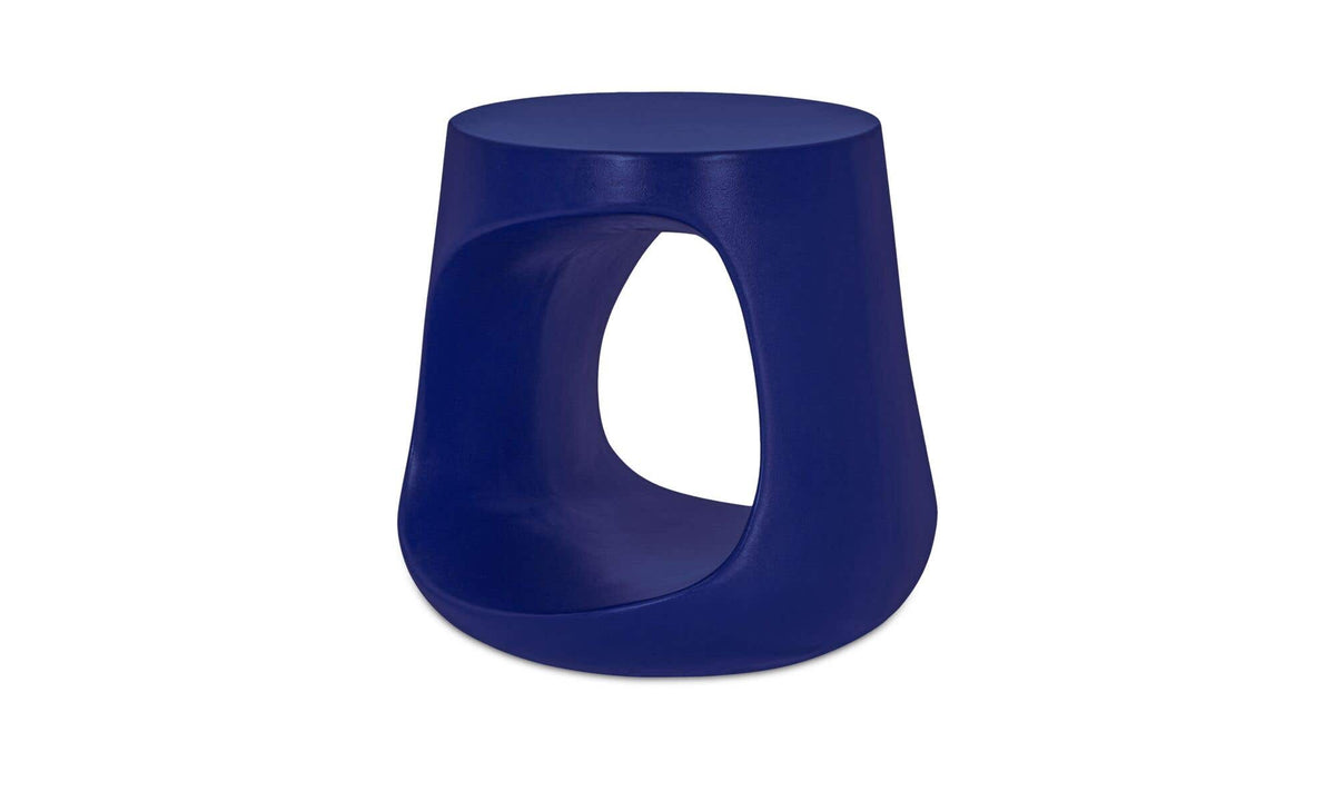 Rothko Blue Outdoor Stool - Ornate Home
