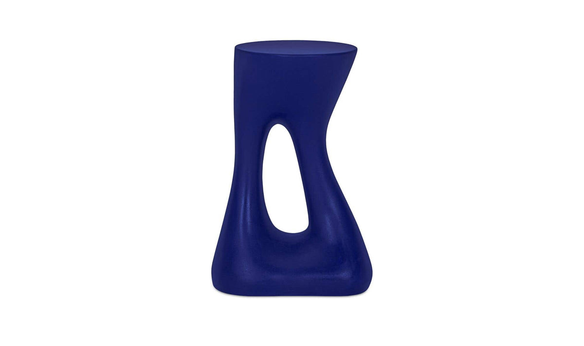 Rothko Blue Tall Outdoor Side Table - Ornate Home