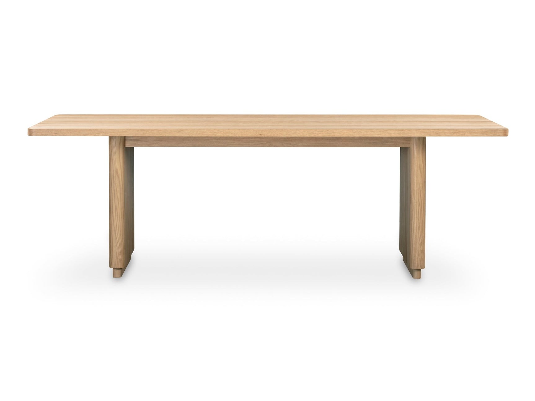 Round Off Natural Oak Small Dining Table - Ornate Home