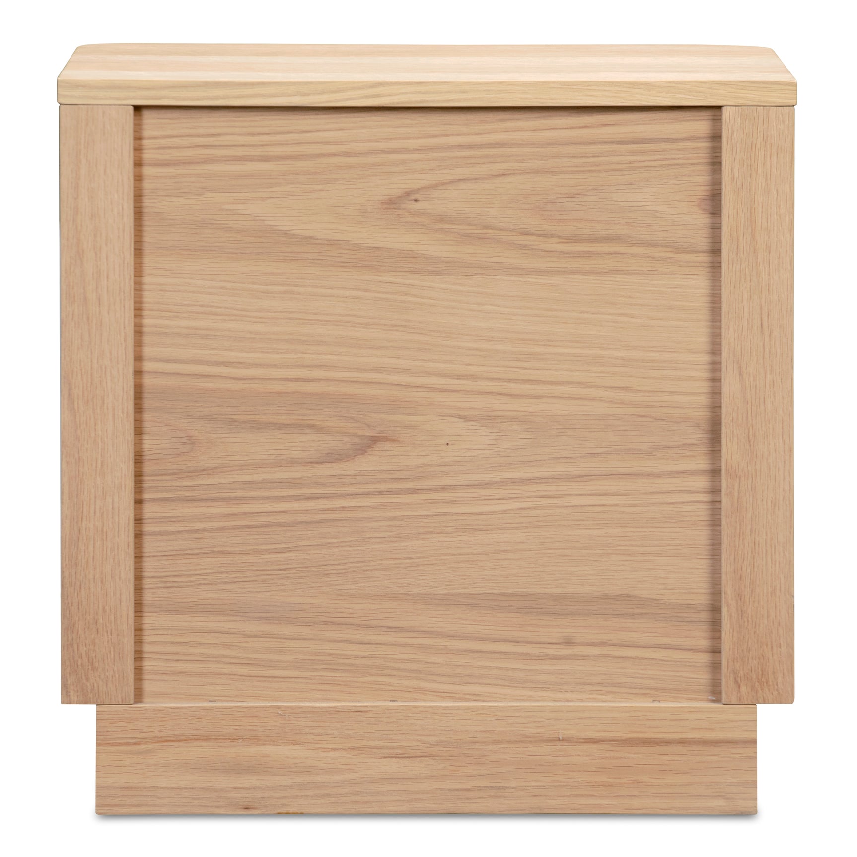 Round Off Natural Oak Tall Nightstand - Ornate Home