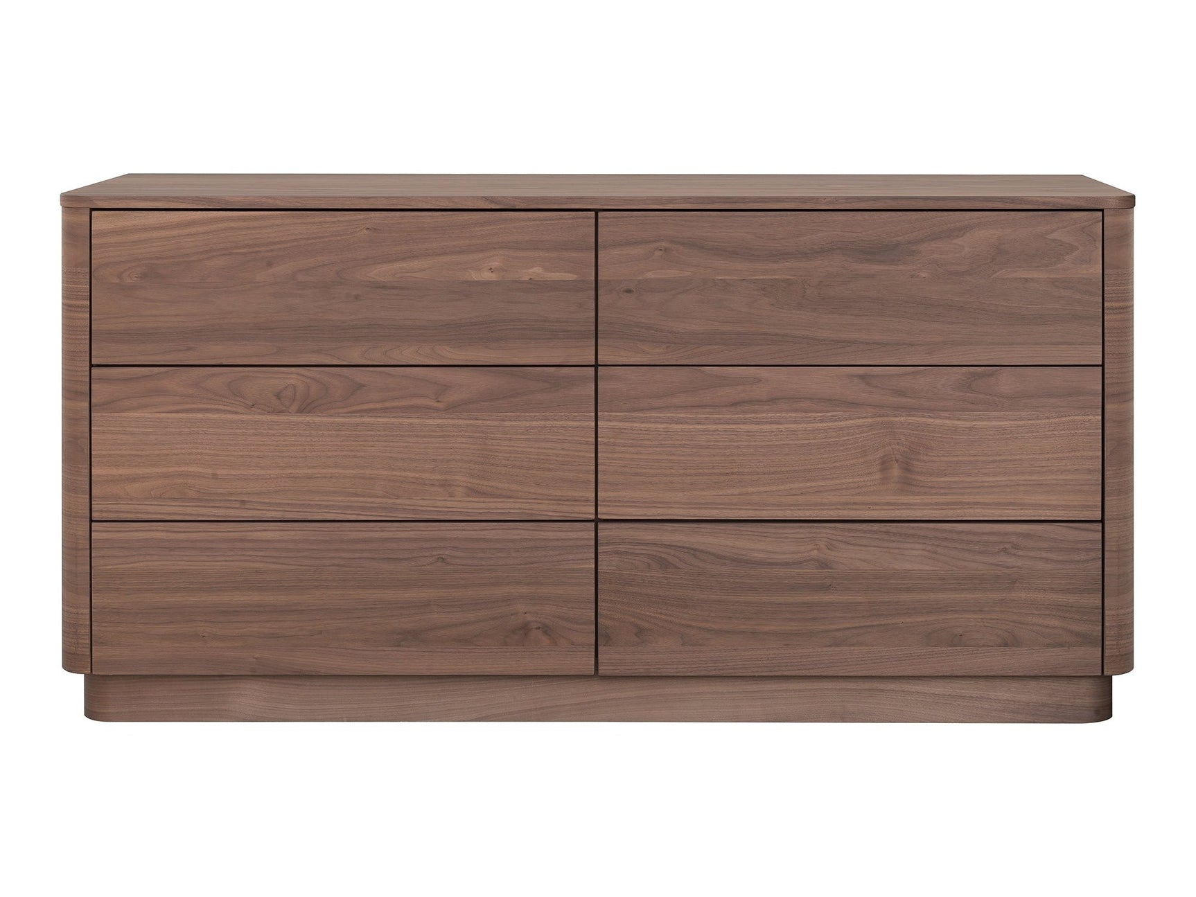 Round Off Walnut BrownDresser - Ornate Home