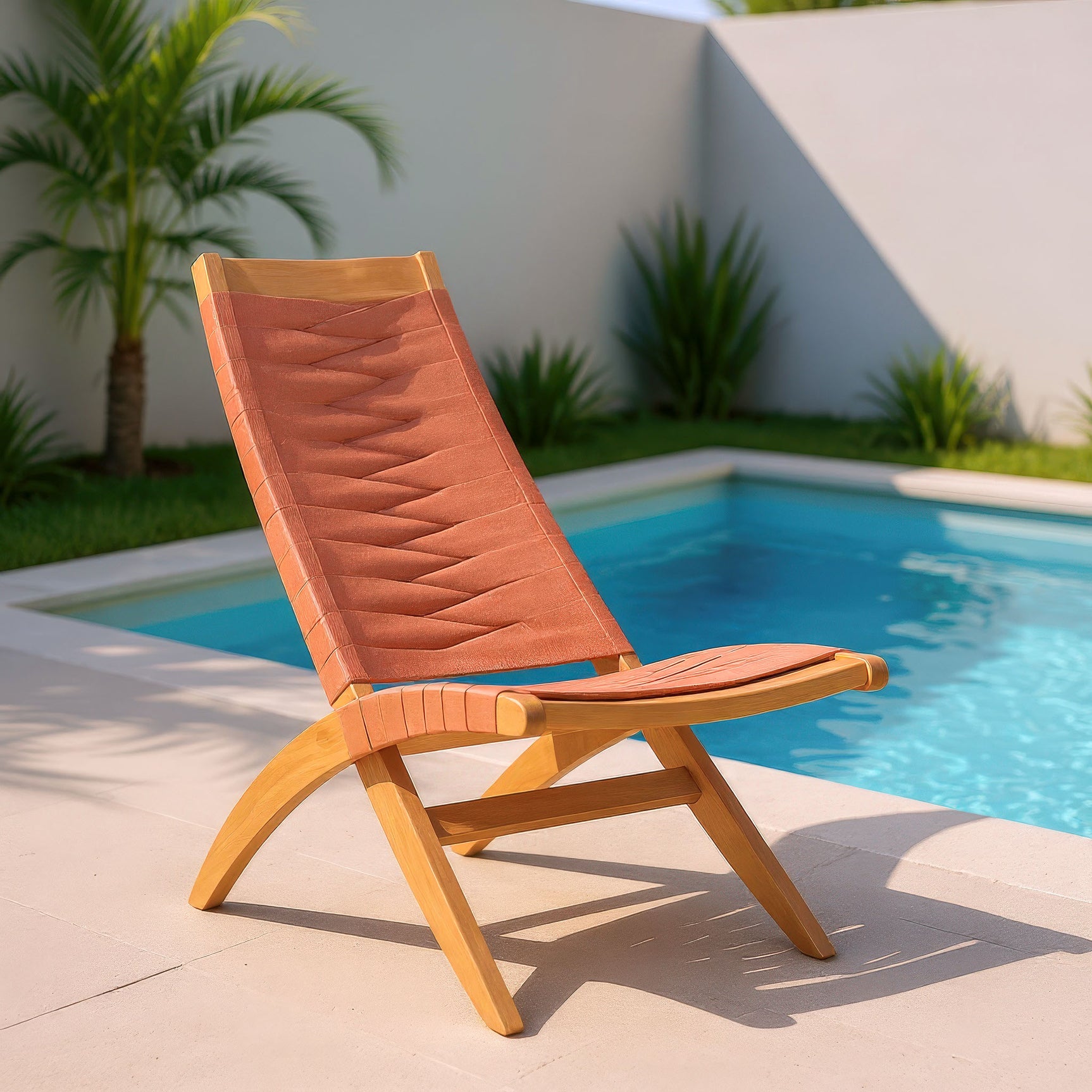 Rova Terracotta Lounge Chair