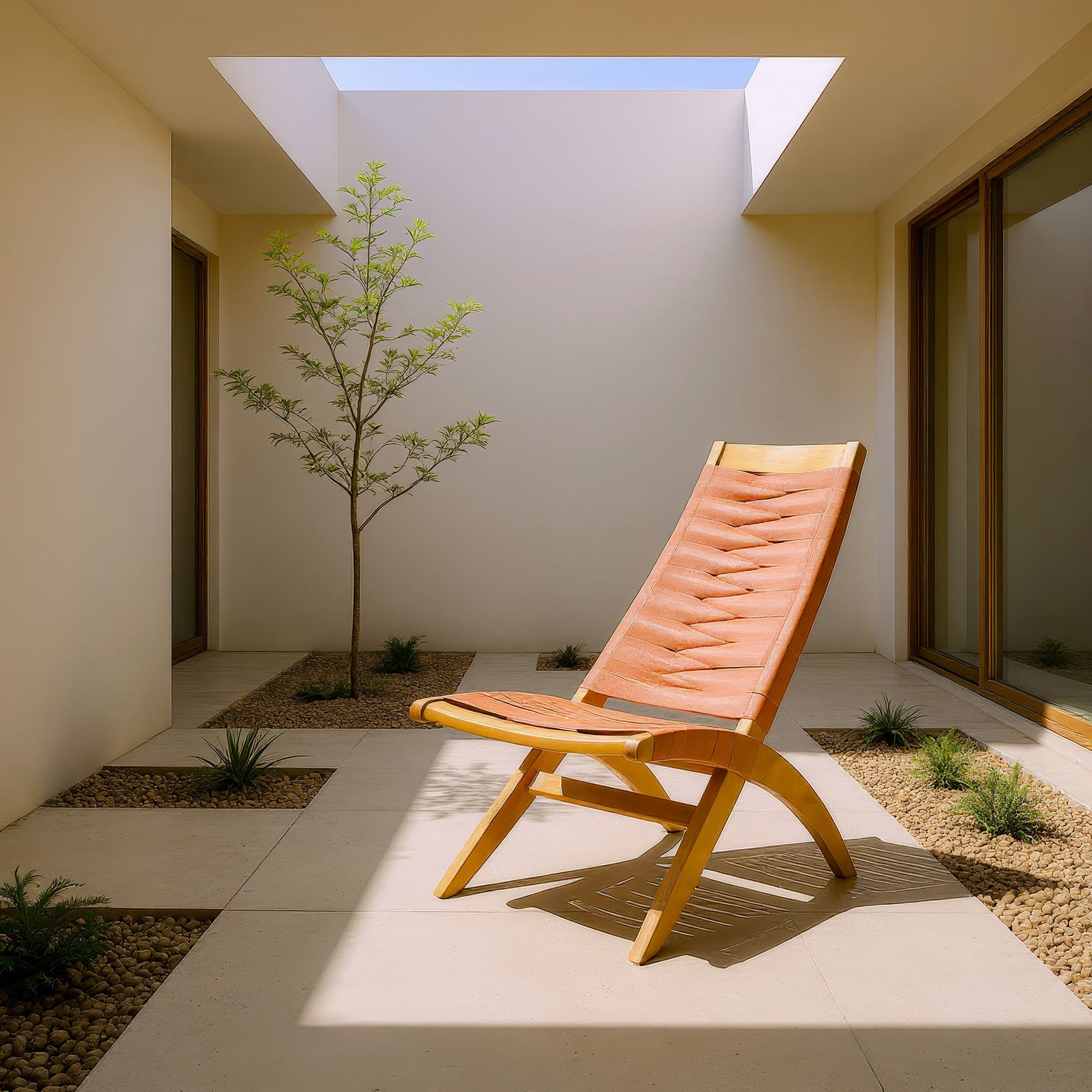 Rova Terracotta Lounge Chair