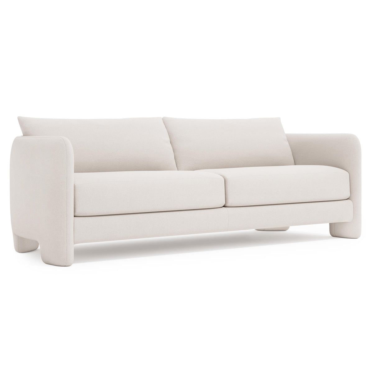 Rowan Ivory Sofa Without Pillows - Ornate Home