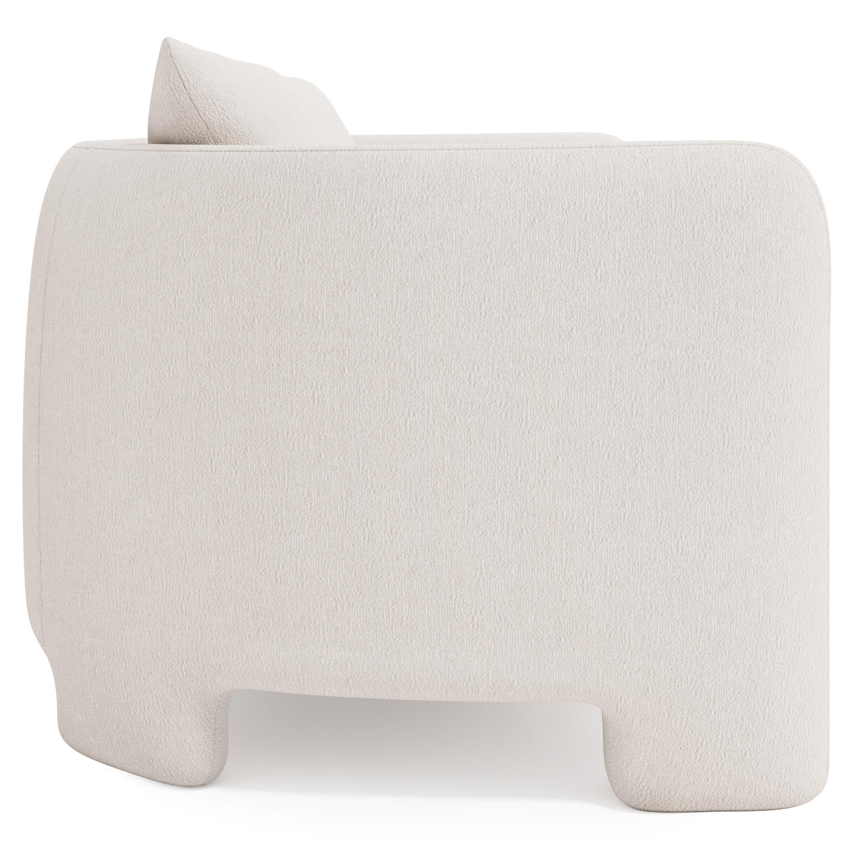 Rowan Ivory Sofa Without Pillows - Ornate Home