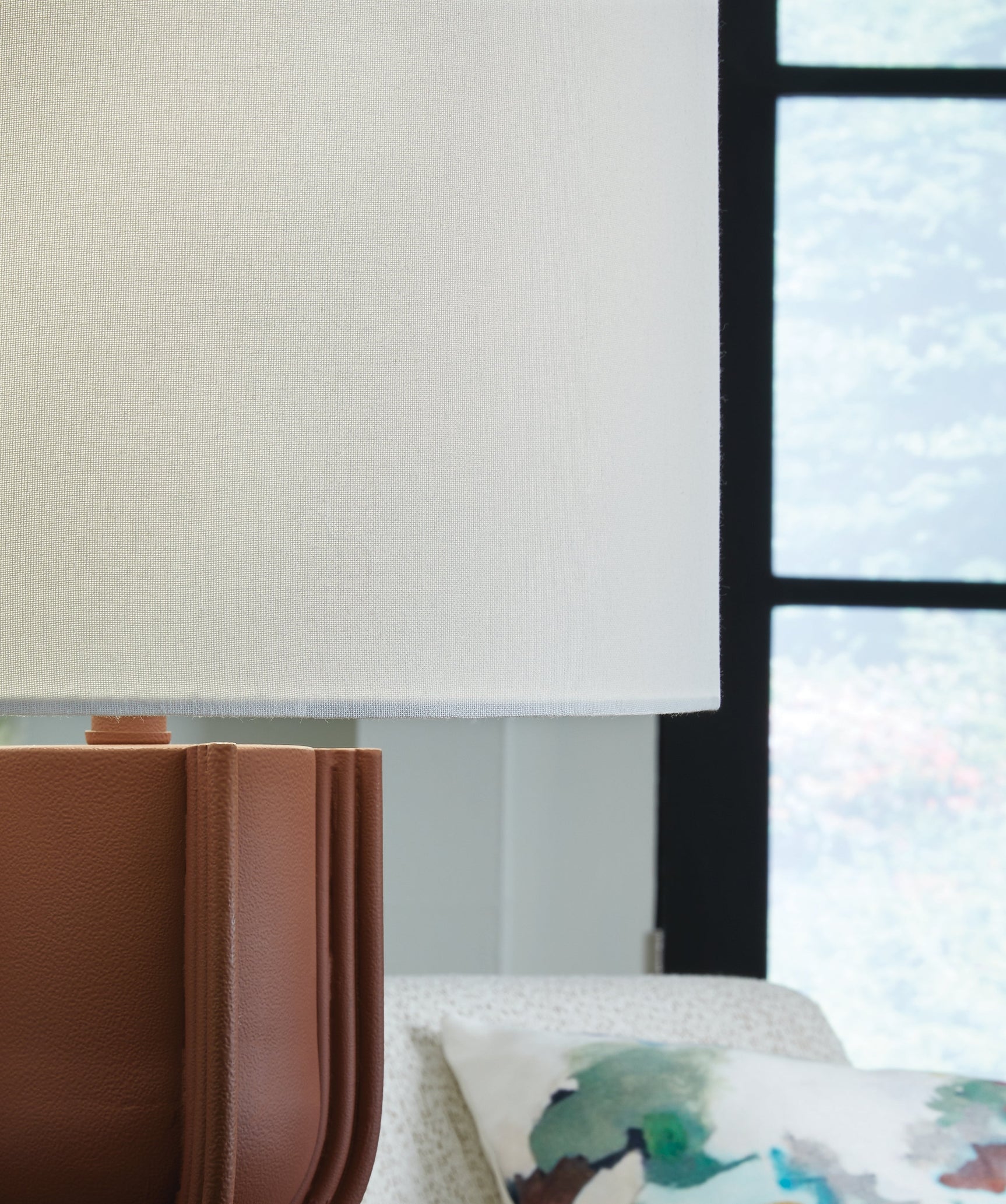 Rowandale Brick Red Table Lamp (Online Special Price) - Ornate Home