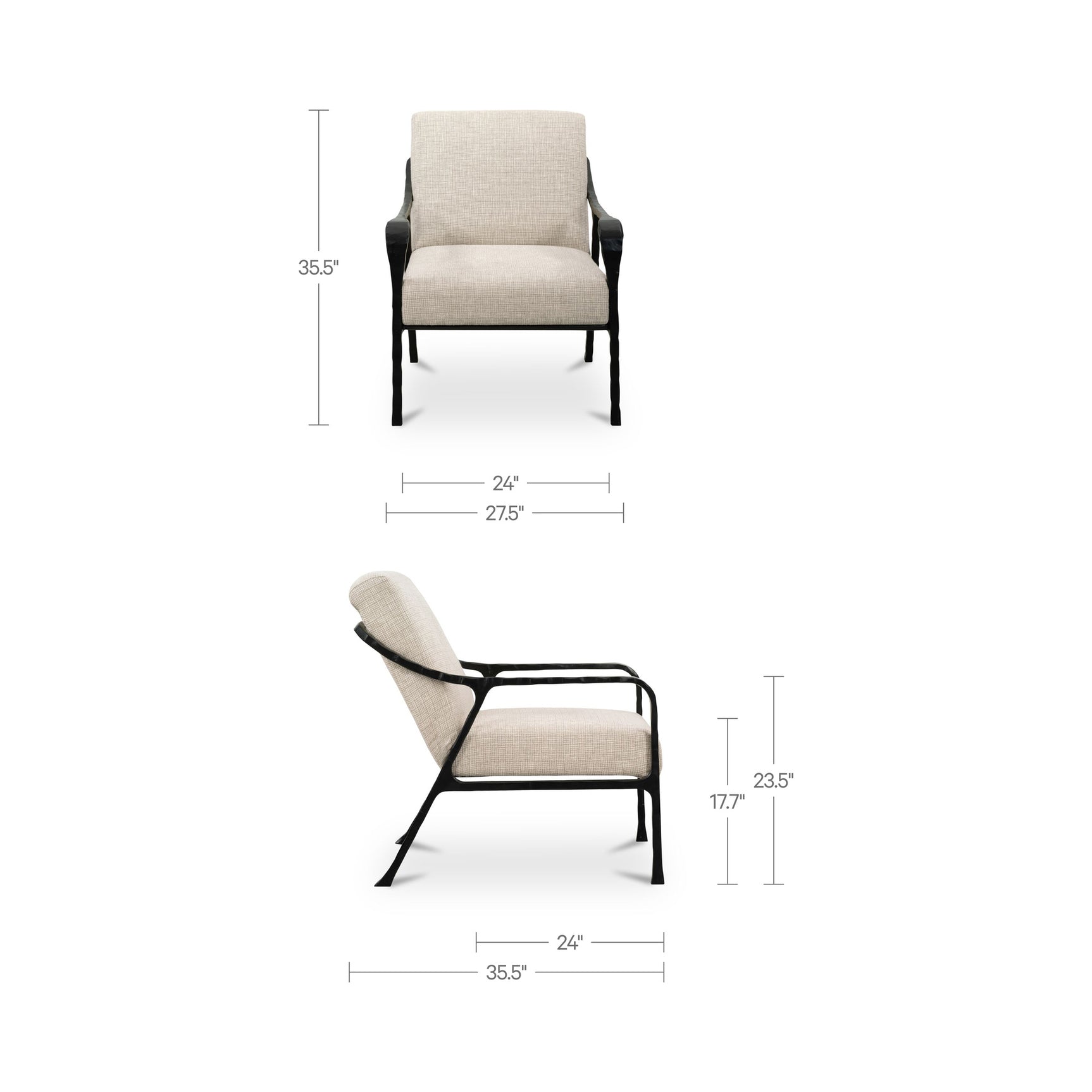 Rowe Beige Accent Chair - Ornate Home