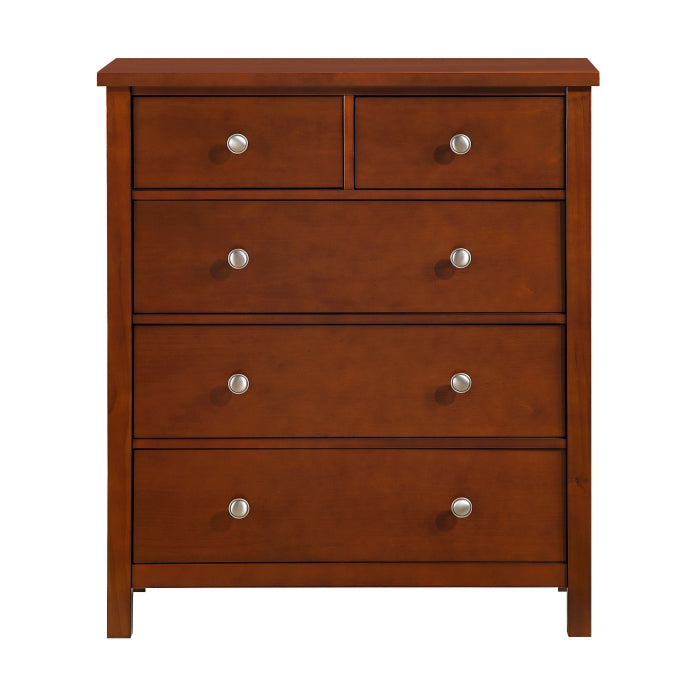 Rowe Brown 5-Drawer Chest - Ornate Home
