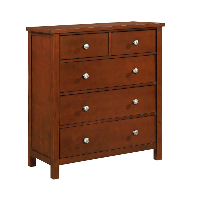 Rowe Brown 5-Drawer Chest - Ornate Home