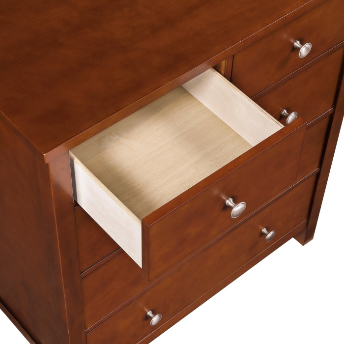 Rowe Brown 5-Drawer Chest - Ornate Home