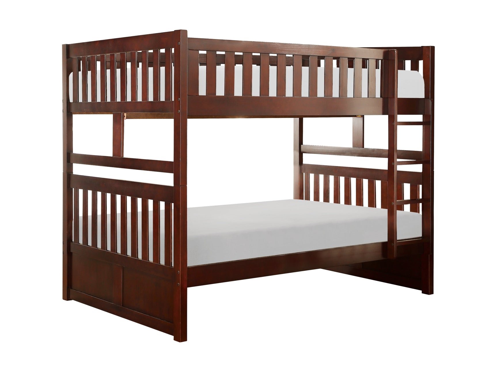 Rowe Dark Cherry Full/Full Bunk Bed - Ornate Home