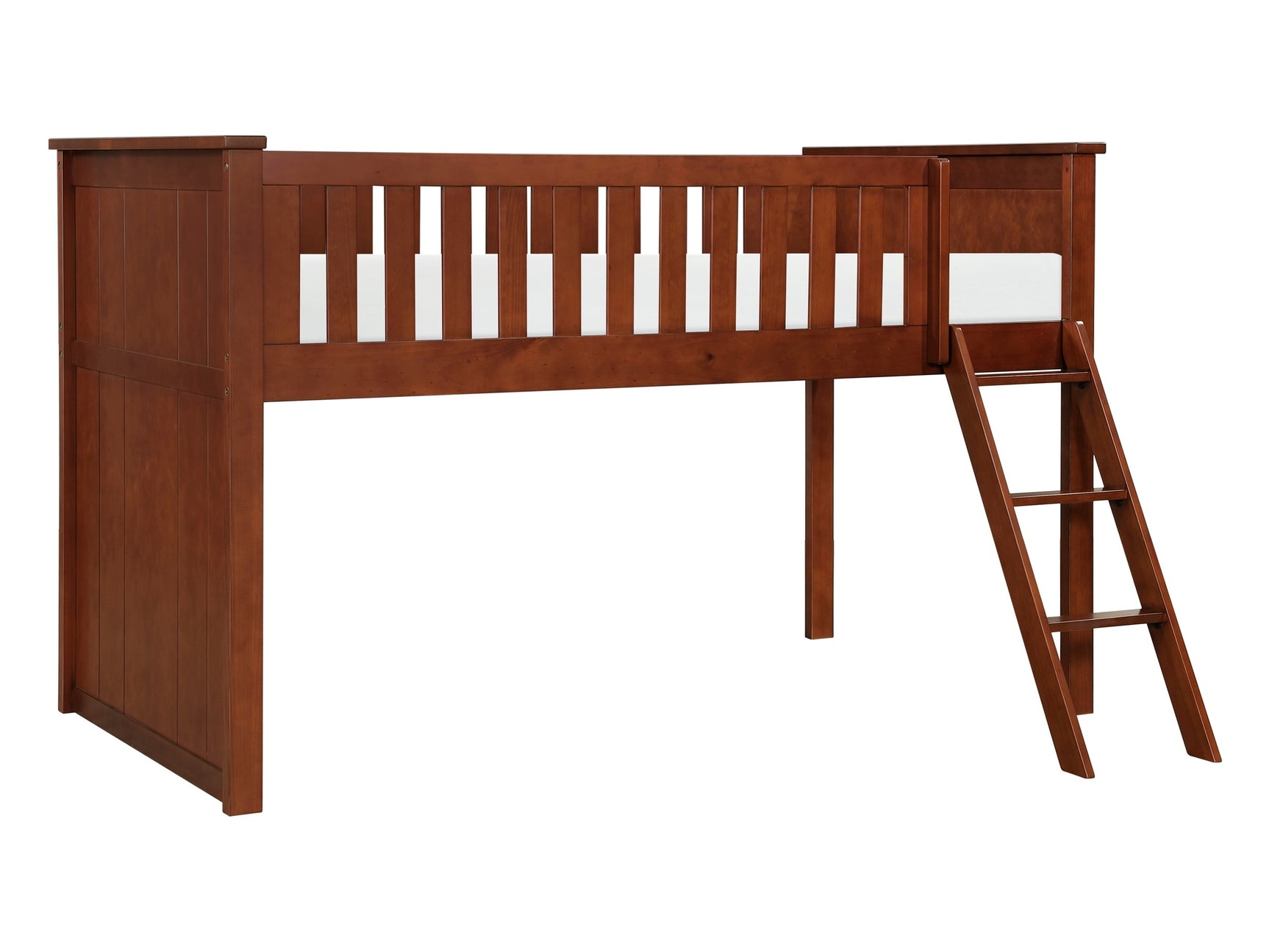 Rowe Dark Cherry Low Loft Bunk - Ornate Home