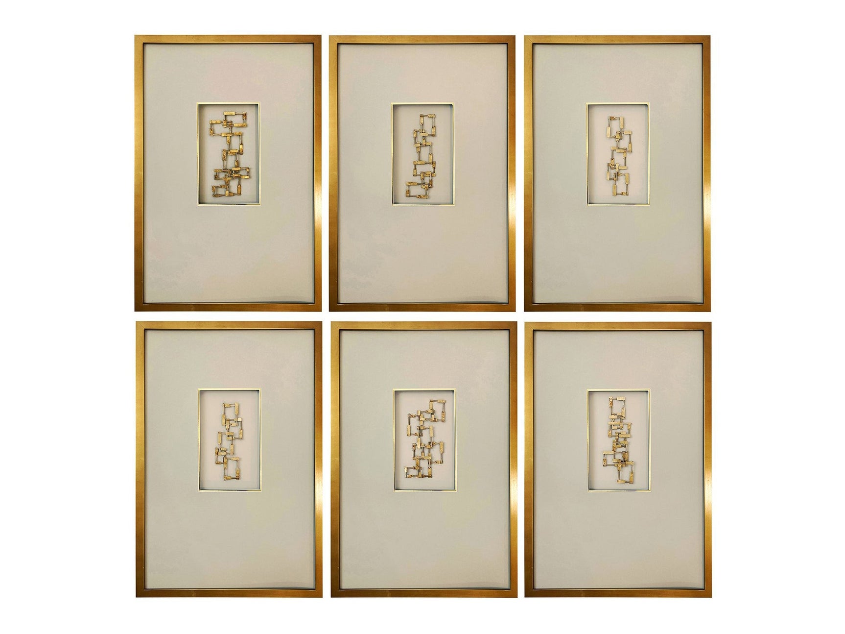 Rowe Natural/Gold Wall Art - Ornate Home