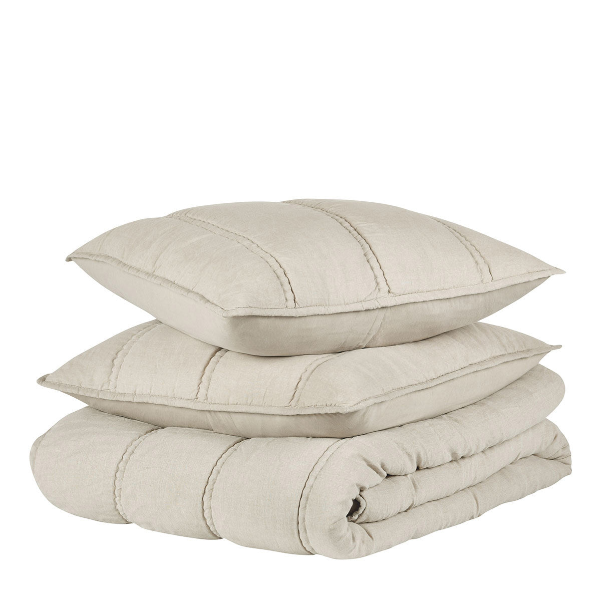 Rowen Taupe Quilt Collection - Ornate Home