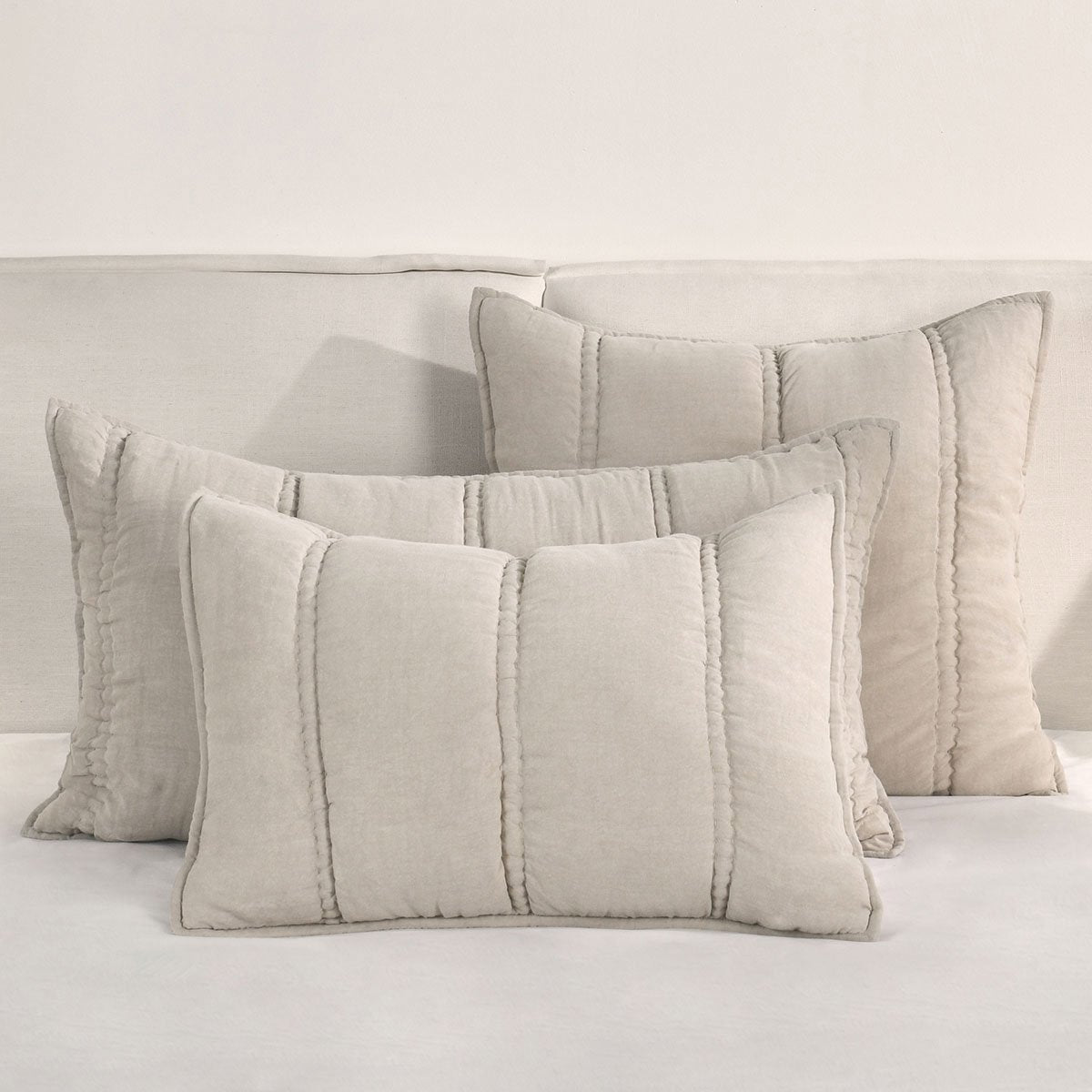 Rowen Taupe Quilt Collection - Ornate Home