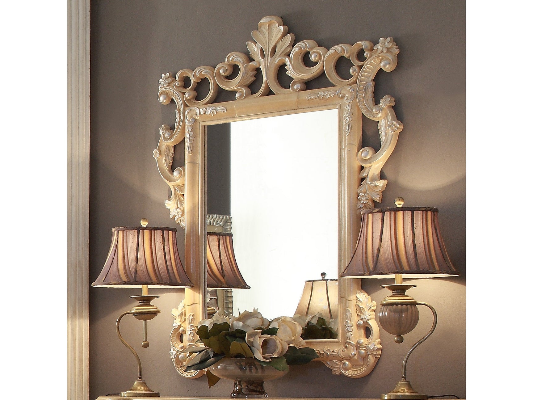 Rowena Pickle Frost Mirror / HD-7266 - Ornate Home