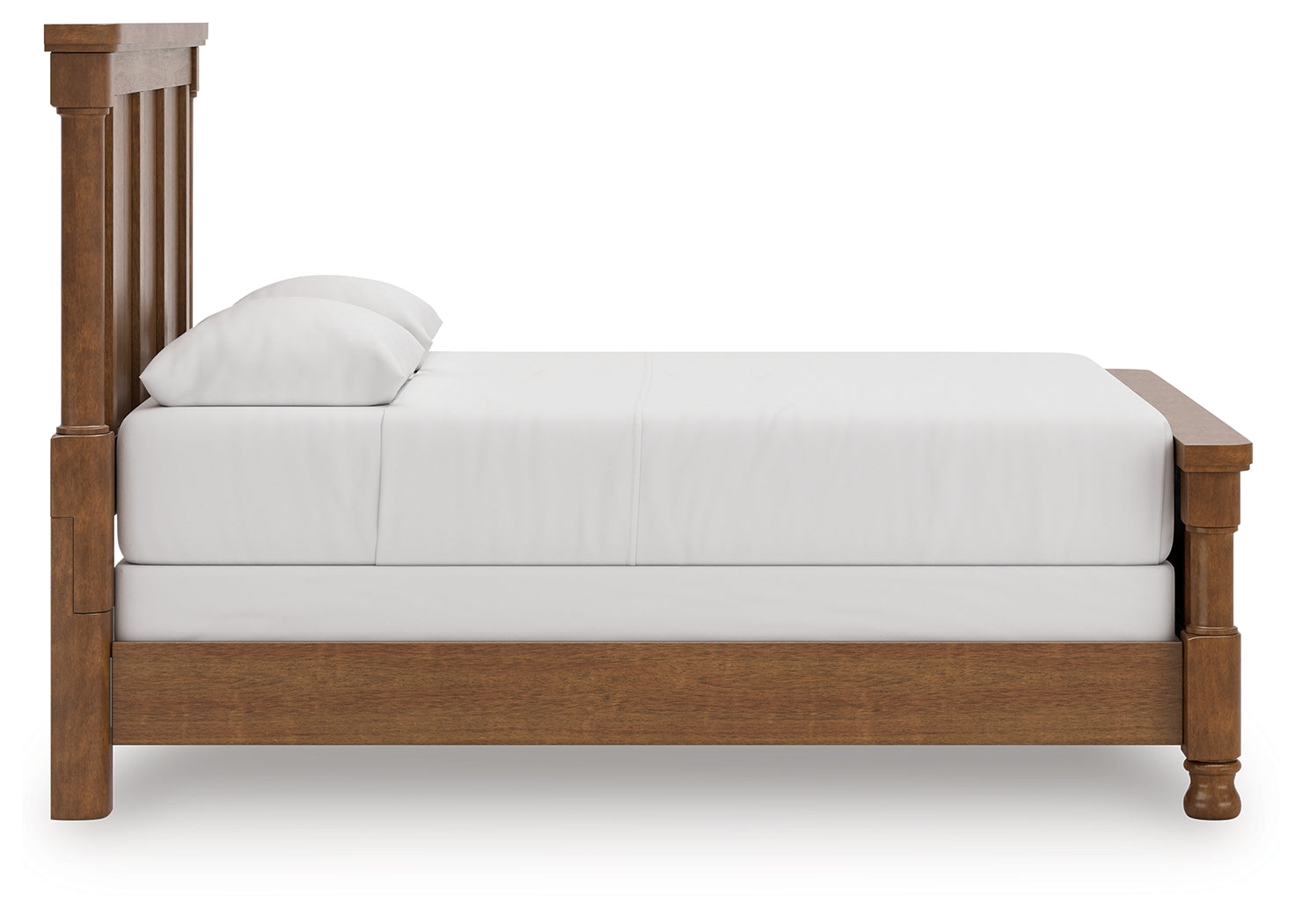 Rowlenstown Brown Queen Poster Bed, Dresser and Mirror (Online Special Price) - Ornate Home