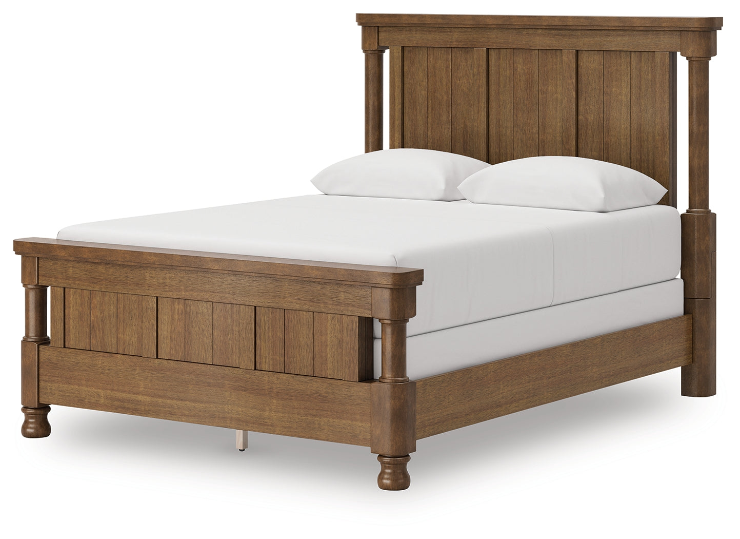 Rowlenstown Brown Queen Poster Bed, Dresser and Mirror (Online Special Price) - Ornate Home