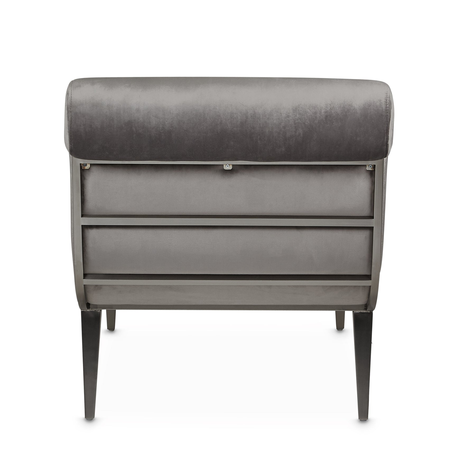 Roxbury Park Gray Pearl Velvet Chaise - Ornate Home