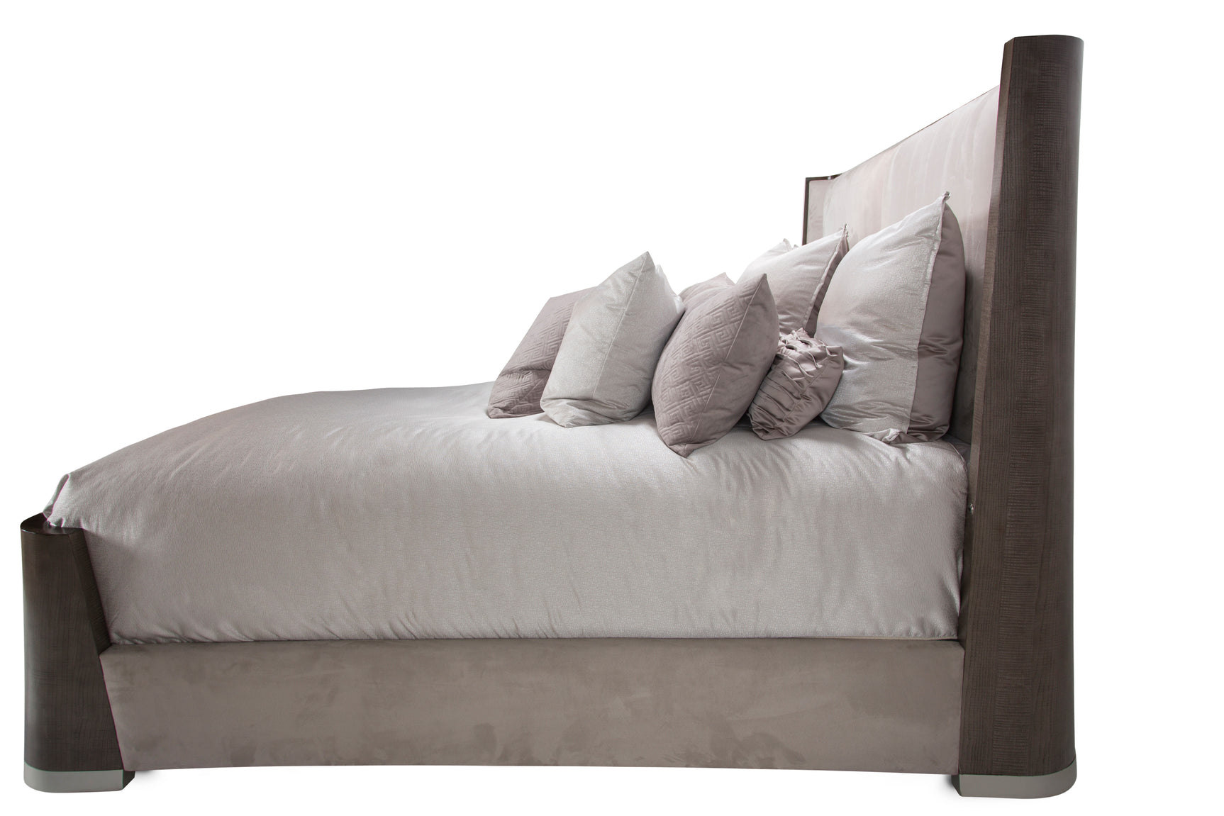 Roxbury Park Slate/Cement Dual-Panel Bed - Ornate Home