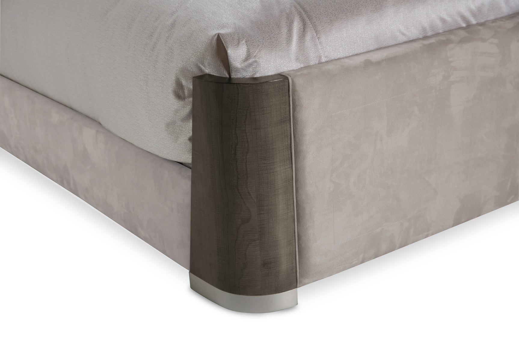 Roxbury Park Slate/Cement Queen Dual-Panel Bed - Ornate Home