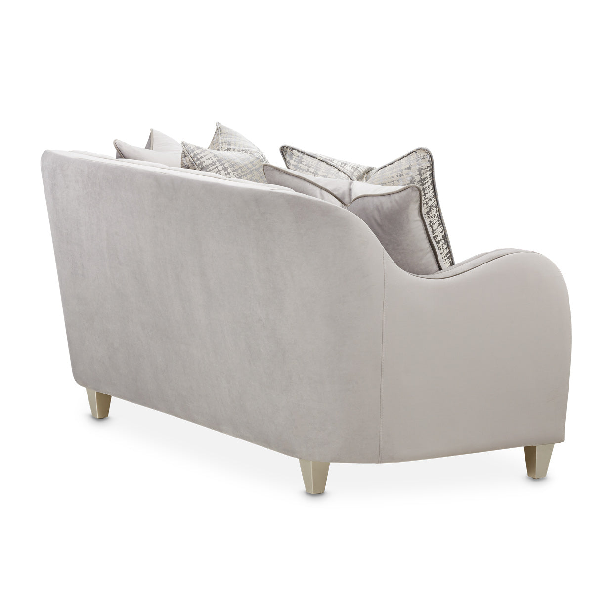 Roxbury Park Slate Velvet Loveseat - Ornate Home