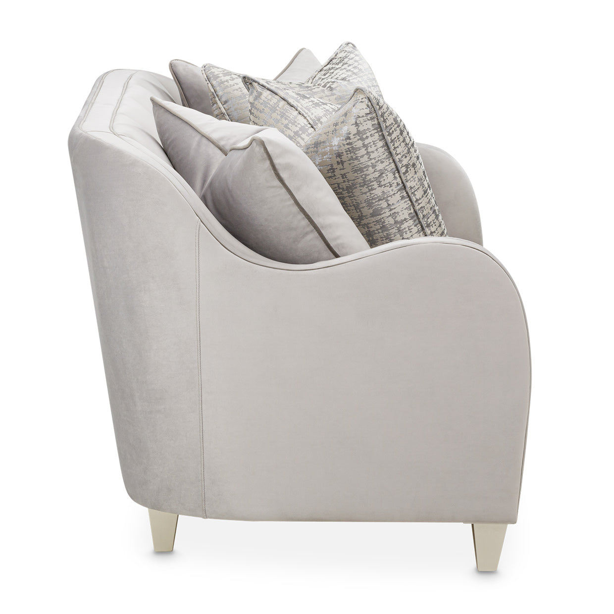 Roxbury Park Slate Velvet Loveseat - Ornate Home