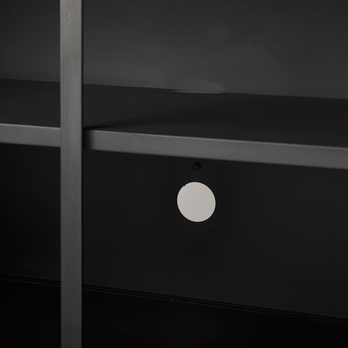 Roxdale Black/Gray Acid Wash Metal Sideboard - Ornate Home