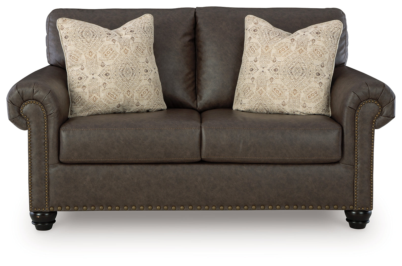 Roxmere Umber Loveseat - Ornate Home