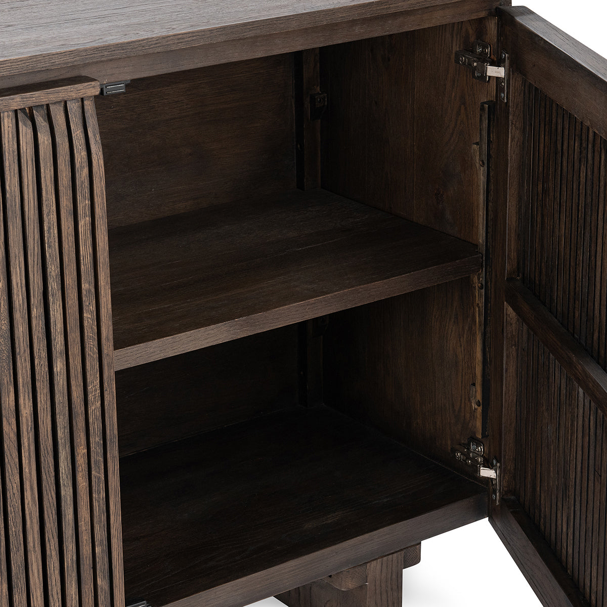 Roya Toasted Brown 2 Door Cabinet - Ornate Home