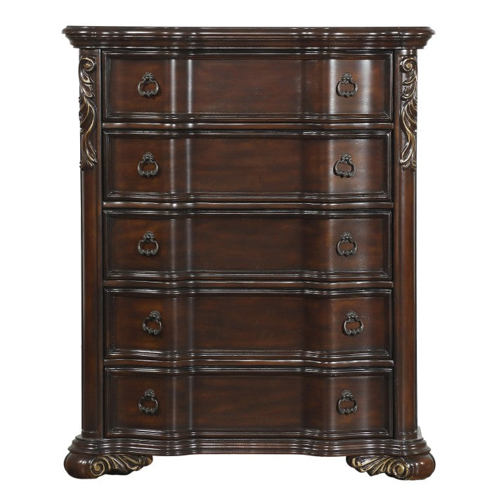 Royal Highlands Dark Cherry Chest - Ornate Home