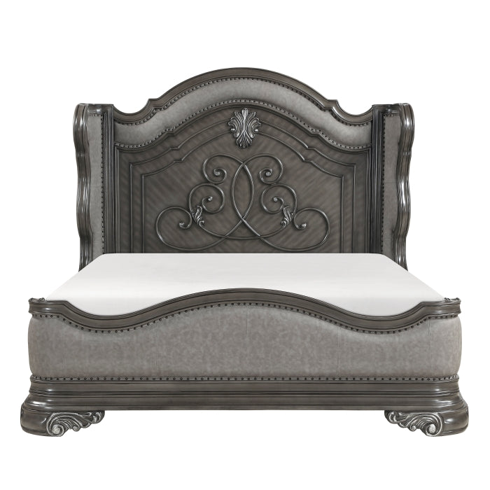 Royal Highlands Gray California King Bed - Ornate Home